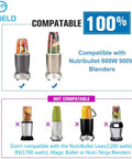 18oz Blender Cup Replacement With Lid For Nutribullet 600W And 900W Blenders Compatibility Chart