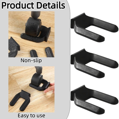 8 Pack Wheel Stoppers Set Universal Caster Cups For 50mm Bed Frames And Office Chair Wheels No Slip Rolling Furniture Protectors