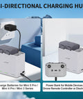 Smart Two Way Charging Hub For Mini Drone Series Pro Models BiDirectional Battery Charger with dual channels and remote