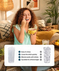 Person enjoying a bowl while sitting next to a glass of drink with ice, featuring Real Deal Chewable Nugget Ice Maker Countertop Self Cleaning Fast Freeze Pellet Machine Cranks Out Thirty Six Pounds Daily Compact Black Gizmo Built For Kitchen Shelves Office Bars Or Summer Bashes.