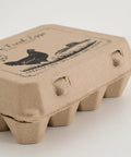 50 Pack Egg Cartons That Hold 12 Eggs Each Built From Molded Pulp Paperboard Eco Friendly Reusable Storage For Backyard Farmers CSA