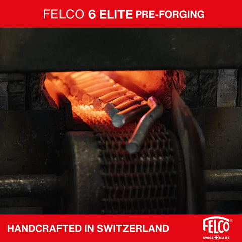Elite Pruning Shears For Serious Gardeners 7.7 Inch Swiss Made Bypass Pruner in forging process inside machine