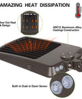 Switchable 240W 300W LED Parking Lot Light With Photocell Sensor 5000K featuring heat dissipation and dusk-to-dawn sensor