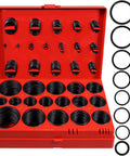XBVV 419-piece O-ring kit in red case, Buna-N 70A rubber seals, metric size assortment