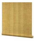 Top Tier Weathered Stripe Gold Metallic Wallpaper For Dope Indoor Walls Featuring Hella Stylish Fibrous Texture and Paste The Wall.