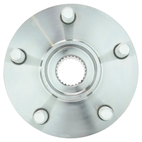 Top view of Front Wheel Bearing And Hub Kit With Abs Sensor For 2003-2010 Pontiac Vibe, 2000-2005 Toyota Celica, 2003-2018 Corolla, And 2003-2013 Matrix Direct Replacement Wheel Hub Assembly
