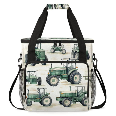 Farm Truck Rustic Coffee Maker Bag Tote With Shoulder Strap Waterproof Polyester And Foil Lined Case For Keurig K Mini And K Mini Plus