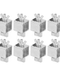 Set of 8 galvanized butt welding clamps with quick release for car body panels, heavy duty and rust resistant.