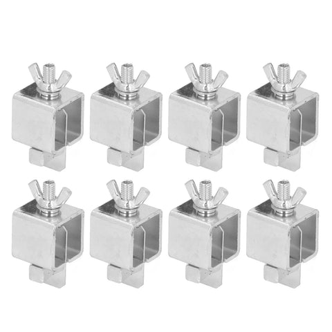 Butterfly Welding Clamp Kit 8 Piece Set For Sheet Metal And Industrial Welds Pro Grade Grip Easy To Use Rock Solid Fixturing And Quick Securement In Metalworking Projects, 8 galvanized steel clamps