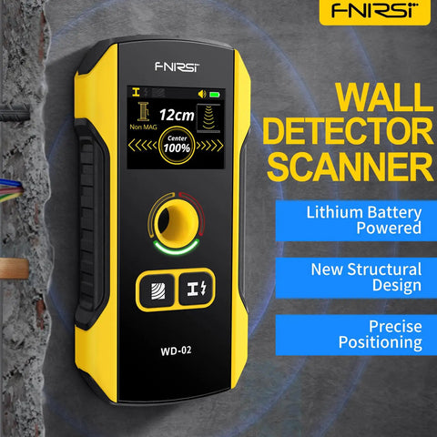 Heavy Duty Wall Scanner Stud Finder Delivering Dead On Accuracy For Finding Wood Studs Metal Pipes Ac Wires And Joists With Easy Center Marking For A No Sweat Diy Weekend Build