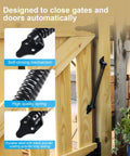 Heavy Duty 14 Inch Gate Springs Self Closing Tensioner For Outdoor Gates Adjustable Automatic Gate Closure mechanism