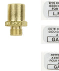 649P3 Conversion Kit For Speed Queen Washers Genuine Spare Part showing brass components and bilingual LP gas labels