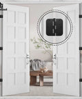 Matte Black Door Hinges Pack Of Thirty Interior Hinges With Five Eighths Radius Corners And Six Holes Includes Two Hundred Ten Screws