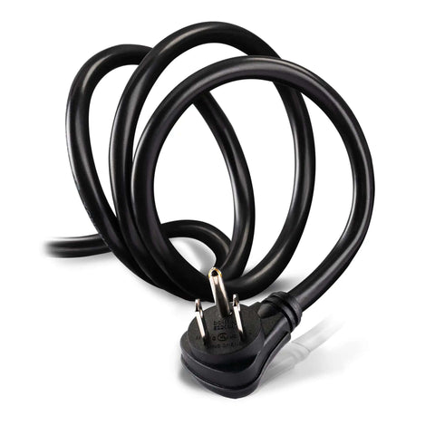 Coiled power cable of Gaming UPS Battery Backup And Surge Protector 1500VA 1000W, 13 Outlets, RGB Lighting, USB C Charging, UL Certified