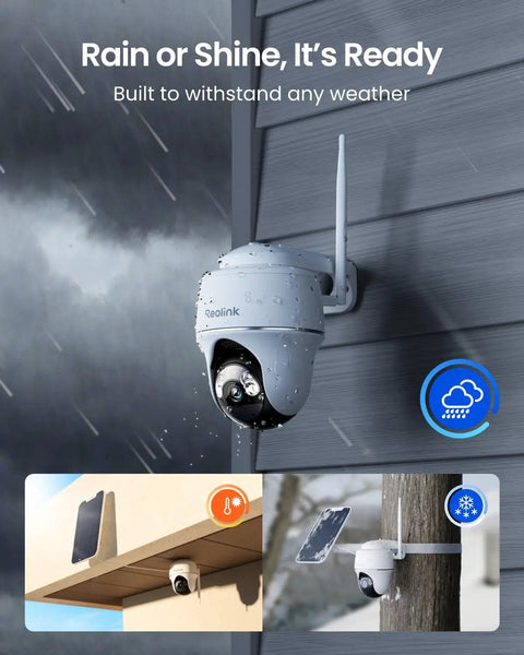 Wire Free Outdoor Security Camera With Solar Power And 5MP 2K Plus Color Night Vision Pan Tilt Supports 2.4 GHz And 5 GHz WiFi Home Hub Compatible Argus PT Solar Panel Bundle