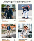 Urban Street Ready Adult Bike Helmet With Adjustable Dial Fit For Men And Women in different urban commuting activities.