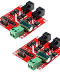 Dual H Bridge DC Motor Driver for Two Motors, PWM Speed Controller 6.5V to 27V, 7A per Channel, industrial-grade module