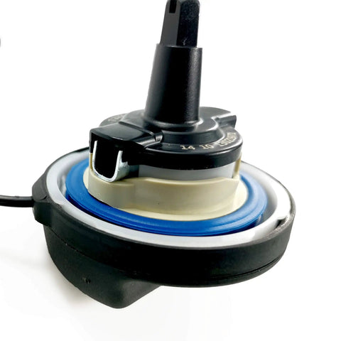 Durable Fuel Cap For BMW And Mini Cooper Cars Fits A Wide Range Of Models From 128i To M6 And Z4 Including X1 X2 X3 X4 X5 X6 And E39 E46 E60 E90 Years 2001 To 2010 Keeps Your Fuel System Sealed And Ready To Roll, close-up view