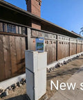Dark Walnut Wood Stain For Decks And Fences on a fence, showcasing rich tone and durable exterior coating.