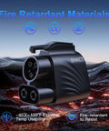 Upgraded Nacs To Ccs1 Supercharger Adapter With Heavy Duty 500 Amp 250 Kw Connector, featuring fire retardant materials and extreme temp usability.