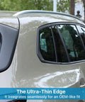 Mazda CX 50 Matte Black Rear Window Trim Molding Covers ABS Injection Molded D Pillar Post Trims for 2023 2026 CX50 Hybrid