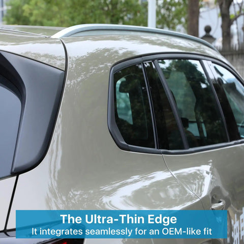 Mazda CX 50 Matte Black Rear Window Trim Molding Covers ABS Injection Molded D Pillar Post Trims for 2023 2026 CX50 Hybrid