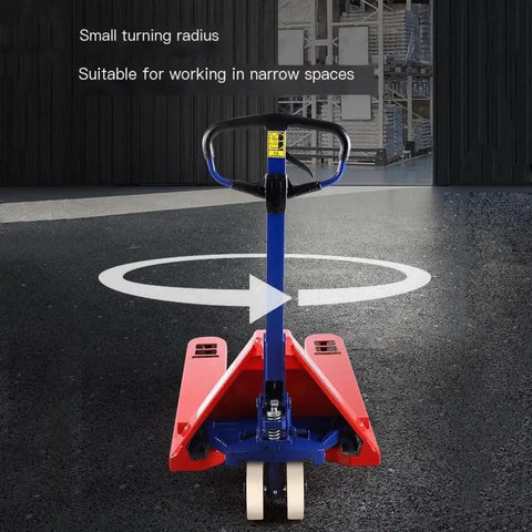 Heavy Duty Manual Hydraulic Pallet Jack 8 Ton Capacity Rock Solid Workhorse For Warehouse Rolling Cargo Mover Shop Essential For No Sweat Heavy Hauling Done Right