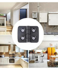 Durable Nylon Plastic Butt Bearing Door Hinges 10 Pack For Cabinets Toolboxes Windows And Home Furniture with home interiors