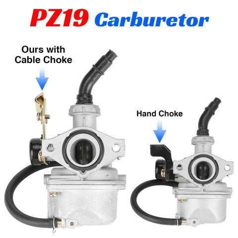 19Mm Carburetor Choke Cable Works With 50Cc 70Cc 90Cc 110Cc 125Cc ATVs Go Karts Dirt Bikes And Mopeds Fits Tao Tao Roketa Sunl Kazuma Loncin Kayo