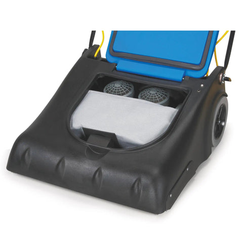 Powr-Flite Industrial Wide Area Carpet Vacuum Cleaner Bagged PF2030 30 Inch Cleaning Path Heavy Duty Machine Sweeps 29000 Sq Ft Per Hour Assembled In Usa For Large Floors And Fast Commercial Jobs