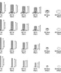 Comprehensive M3 M4 M5 M6 M8 Screws Bolts Set With Hex Socket Flat Head Countersunk Hardware 1144 Pieces Including Nuts Washers And Allen Wrench