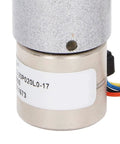 Hardcore Two Phase Four Wire Mini Gear Motor Crafted From Rust Resistant Stainless Steel Helical Gears for small robot builds.