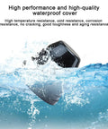 2 Pack Silicone Car Headlight Dust Covers Universal 100mm 4 Inch Dustproof Seals splashing in water