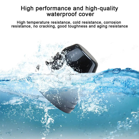 2 Pack Silicone Car Headlight Dust Covers Universal 100mm 4 Inch Dustproof Seals splashing in water