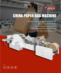 Automatic Paper Tote Bag Making Machine For Shopping Bags Top Notch Pro Grade Tote Forming Equipment on display
