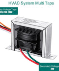Two Pack 24V 40VA Dope Control Transformer For HVAC Furnace Systems Primary 120 208 240V To Secondary 24V with wiring and mount
