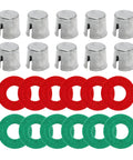 10 Pack Car Battery Post Terminal Shims And Washers Kit For Top Post Ends Repair With 12 Washers And 10 Lead Gaskets