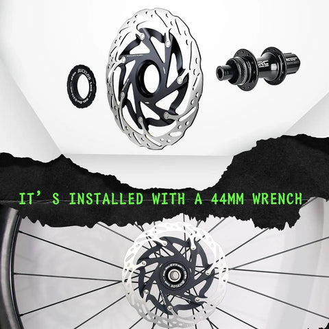 Centerlock 160mm Bike Disc Brake Rotor For Mountain And Road Bikes Beefy Center Lock Rotor with installation guide