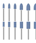 Sanding Bits for Rotary Tool Set with One Eighth Inch Shank, Fourteen Pieces Beefy Aluminum Oxide Grinding Stones for Metal Rust Removal