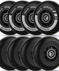 8 Pack Go To Inline Skate Wheels 72mm 76mm 80mm with ABEC 9 Bearings and Floating Spacers for Outdoor and Indoor Roller Blades