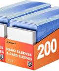 Lock In Your Deck With These Hella Tough Three By Four Trading Card Sleeves featuring hard and soft options in a pack of 200.
