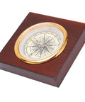 Vintage Compass With Wooden Box For Camping Hiking Fishing And Mountaineering Aluminum Alloy Construction Classic Outdoorsy Gear
