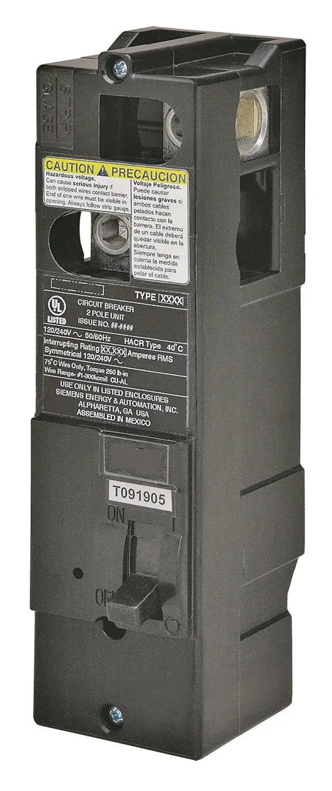 QS2100H 100 Amp Multi Family Main Breaker Type QS With 22 KAIC Rating, UL Listed For WMM And PAK Meter Stacks