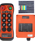 Industrial Wireless Crane Remote Control Kit With Six Buttons For Electric Hoist And Overhead Crane Transmitter Receiver