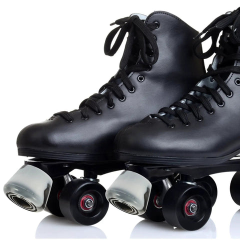 Roller Skate Toe Stops And Plugs Set With Screws Pro Grade Wear Resistant Brake Heads on black quad skates