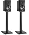 Premium Universal Floor Speaker Stands With Vibration Absorbing MDF Construction For Edifier Polk And Other Bookshelf Speakers Or Studio Monitors