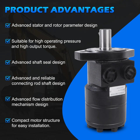Hydraulic Gerotor Motor For Eaton Char Lynn H Series Part Number 1011037009 101 1037 009 High Quality Plug And Play No Fuss Setup Hydraulic Pump Easy Install Durable Gerotor Gear Motor For Industrial Use