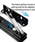 Heavy Duty Soft Close Drawer Slides and Side Mount Ball Bearing Rails for Tables, Desks and Workbenches, Concealed Extension