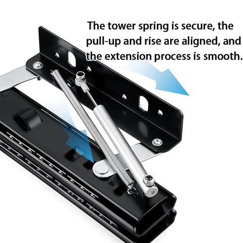 Heavy Duty Soft Close Drawer Slides and Side Mount Ball Bearing Rails for Tables, Desks and Workbenches, Concealed Extension