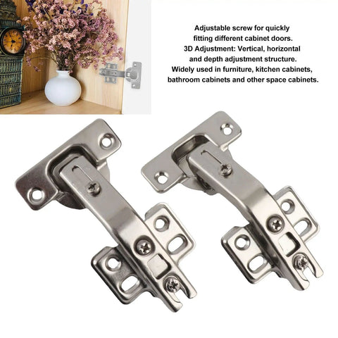 135 Degree Special Cabinet Hinge With Soft Closing And 3 Way Adjustable Hydraulic Mechanism For Face Frame And Rimless Cabinets